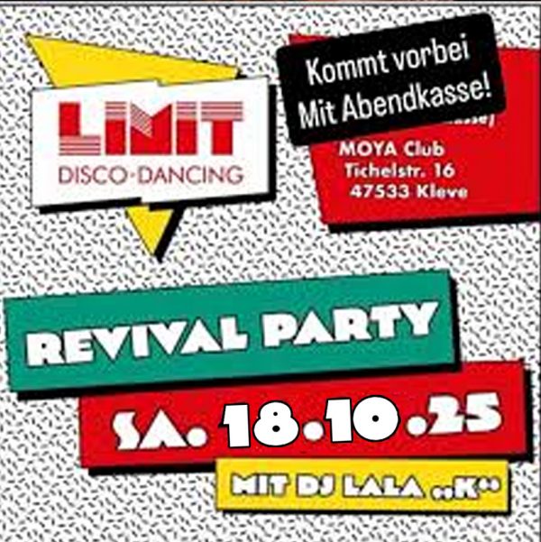 Limit Revival Party - Restkarten an Abendkasse